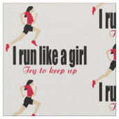 Rijdend meisje stof (Close Up)