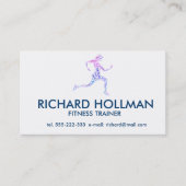 Rijdend meisje visitekaartje (Voorkant)