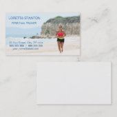 Rijdend meisje visitekaartje (Voorkant / Achterkant)