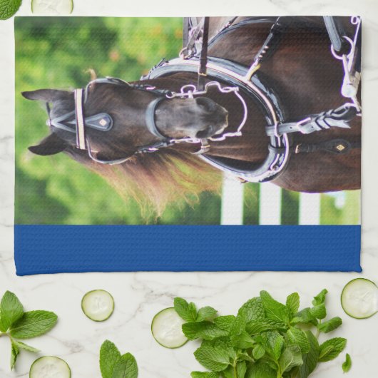 rijdend rijtuig theedoek (Gevouwen)