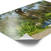 Rijdend water foto afdruk (Hoek)