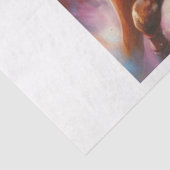 Rijdende Cowgirl Tissuepapier (Detail)