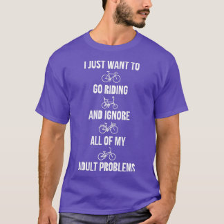 Rijdende fietsen t-shirt