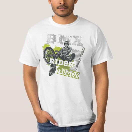 rijder bmx t-shirt (Voorkant)