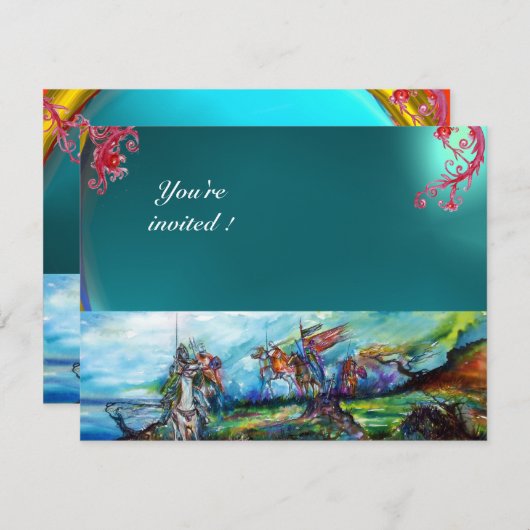 RIJDERS IN DE STORM KAART (Voorkant / Achterkant)