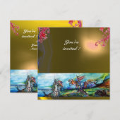 RIJDERS IN HET STORM geel Kaart (Voorkant / Achterkant)