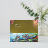 RIJDERS IN HET STORM geel Kaart (Staand voorkant)