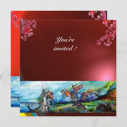 RIJDERS IN HET STORM KAART (Voorkant / Achterkant)