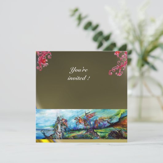 RIJDERS IN HET STORM KAART (Staand voorkant)