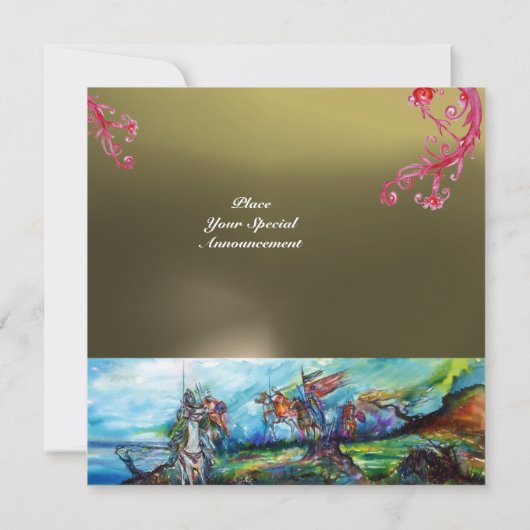 RIJDERS IN HET STORM KAART (Achterkant)