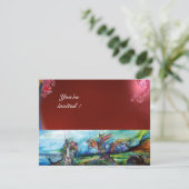 RIJDERS IN HET STORM KAART (Staand voorkant)