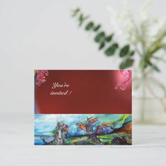 RIJDERS IN HET STORM KAART (Staand voorkant)