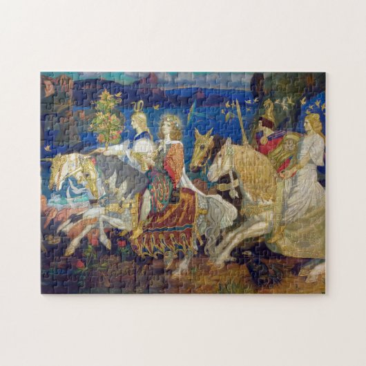Rijders van de Sidhe, ca. 1911 door John Duncan Legpuzzel (Horizontaal)