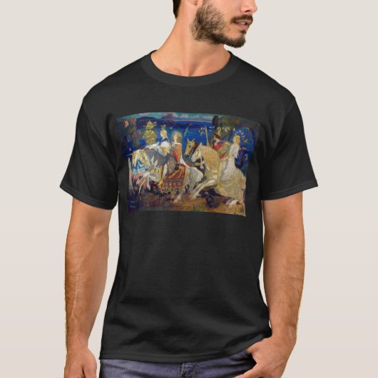 Rijders van de Sidhe, ca. 1911 door John Duncan T-shirt (Voorkant)