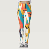 Rijdogs style picasso leggings (Voorkant)