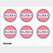 Rijeka City Pride Emblem – Croatian Identity Ronde Sticker (Vel)