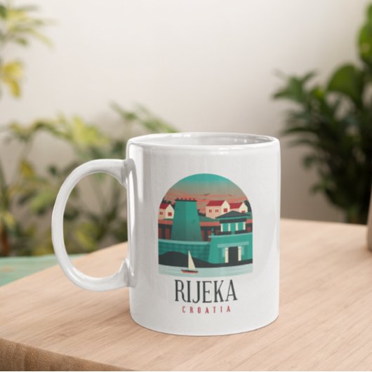 Rijeka Kroatië Koffiemok