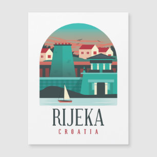Rijeka Kroatië Magnetic Card