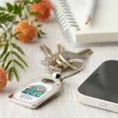 Rijeka Kroatië Metal Sleutelhanger (Zijkant)