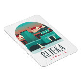 Rijeka Kroatië  minimale fotomagneet Magneet (Rechterzijde)