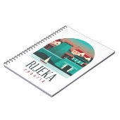 Rijeka Kroatië  minimale fotomagneet Notitieboek (Linkerzijde)