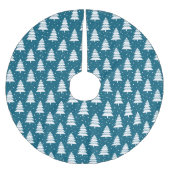 RIJEN BLAUWE & WITTE KERSTBOMEN KERSTBOOM ROK (Voorkant)