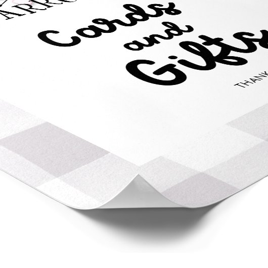 Rijen en pijlen Geslacht Verhalen kaarten en cadea Poster (Hoek)