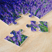 Rijen lavendel, Provence, Frankrijk Legpuzzel (Zijkant)