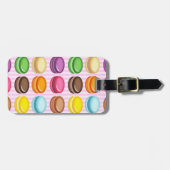 Rijen Macarons Bagagelabel (Voorkant horizontaal)