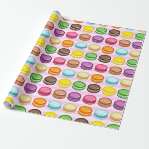 Rijen Macarons Cadeaupapier