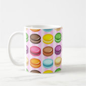 Rijen Macarons Koffiemok (Links)