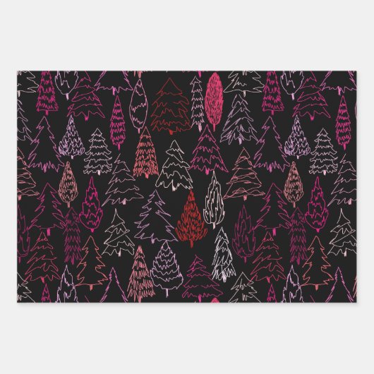 Rijen met schroefdraad - Toegewezen papierbladen m Inpakpapier Vel (Voorkant)