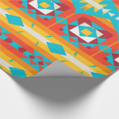 Rijen met stamvormen cadeaupapier (Hoek)
