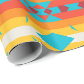 Rijen met stamvormen cadeaupapier (Rol Hoek)