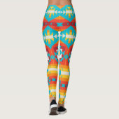 Rijen met stamvormen leggings (Achterkant)