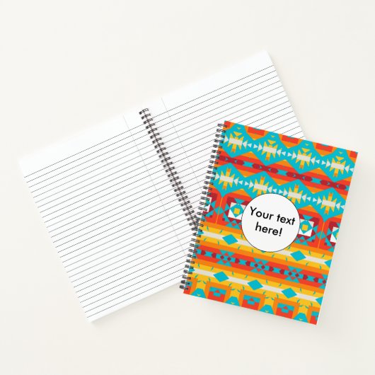 Rijen met stamvormen notitieboek (Binnen)