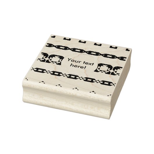 Rijen met stamvormen rubberstempel (Stempel)