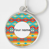 Rijen met stamvormen sleutelhanger (Voorkant)