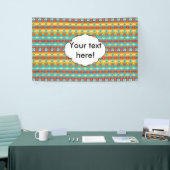 Rijen met stamvormen spandoek (Beurs)