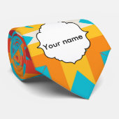 Rijen met stamvormen stropdas (Opgerold)