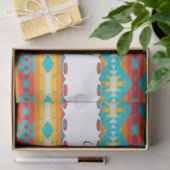 Rijen met stamvormen tissuepapier (Geschenk)