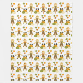 RIJEN SCHATTIGEE KRASSEN EN POMPOENEN FLEECE DEKEN