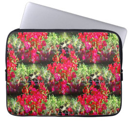 Rijen van anjers..... laptop sleeve