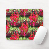 Rijen van anjers..... muismat (Met muis)