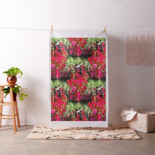 Rijen van anjers..... stof (Voorbeeld)