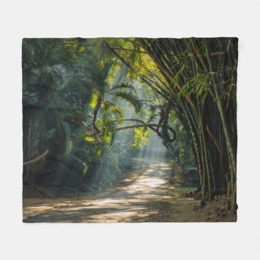 Rijen van Bamboe Fleece Deken (Voorkant (Horizontaal))