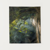 Rijen van Bamboe Wandkleed (Voorkant)