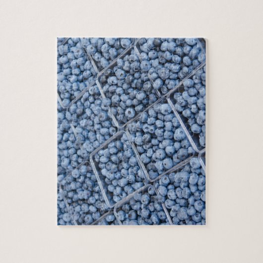 Rijen van bosbessen legpuzzel (Verticaal)