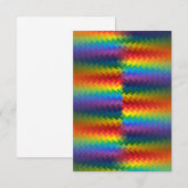 Rijen van een regenboogvuur (Voorkant / Achterkant)