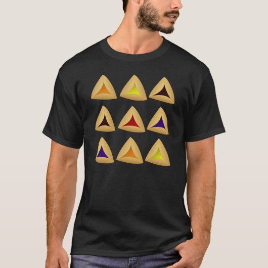 Rijen van Hamentashen T-shirt (Voorkant)